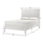 Ensemble de chambre à coucher Sim 5 pièces à panneaux blancs