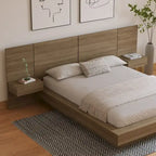 Ensemble de chambre à coucher Napa 4 pièces avec table de chevet suspendue