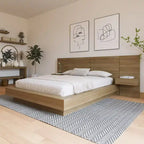 Ensemble de chambre à coucher Napa 4 pièces avec table de chevet suspendue