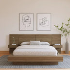 Ensemble de chambre à coucher Napa 4 pièces avec table de chevet suspendue