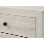 Ensemble de chambre à coucher Annis blanc 6 pièces avec plateforme