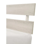 Ensemble de chambre à coucher Annis blanc 6 pièces avec plateforme