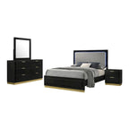 Ensemble de chambre à coucher rembourré Sophia 4 pièces