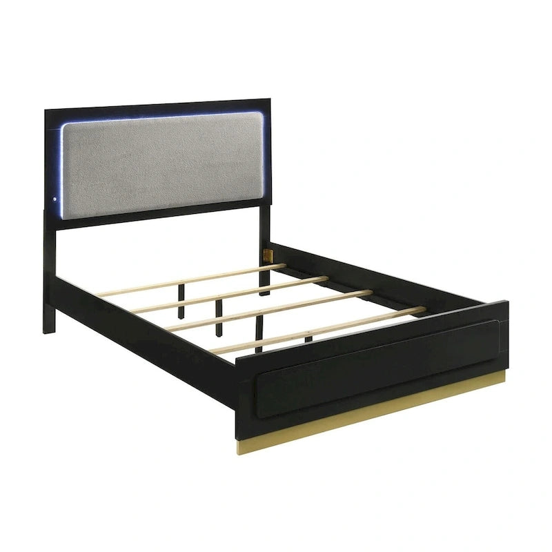 Ensemble de chambre à coucher rembourré Sophia 4 pièces