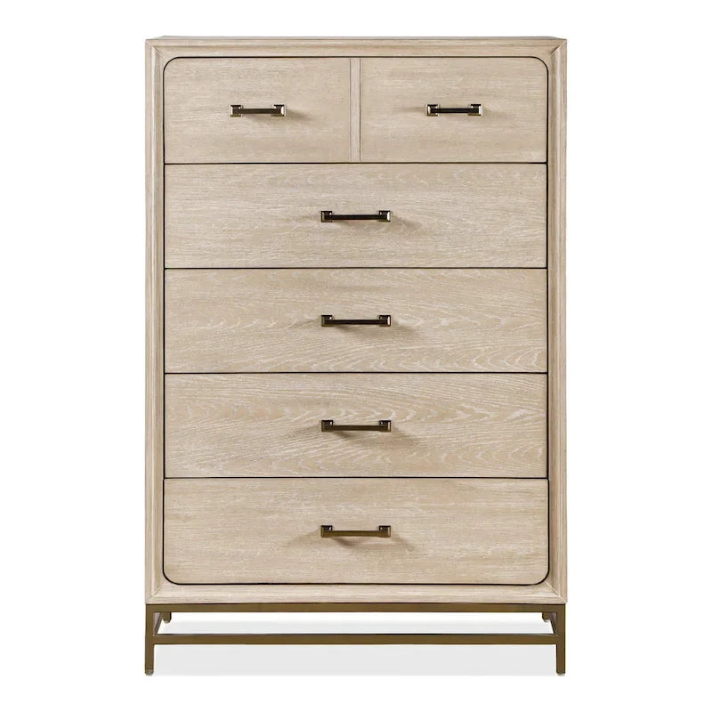 Ensemble de chambre à coucher 6 pièces en chêne massif Drayden de Furniture of America