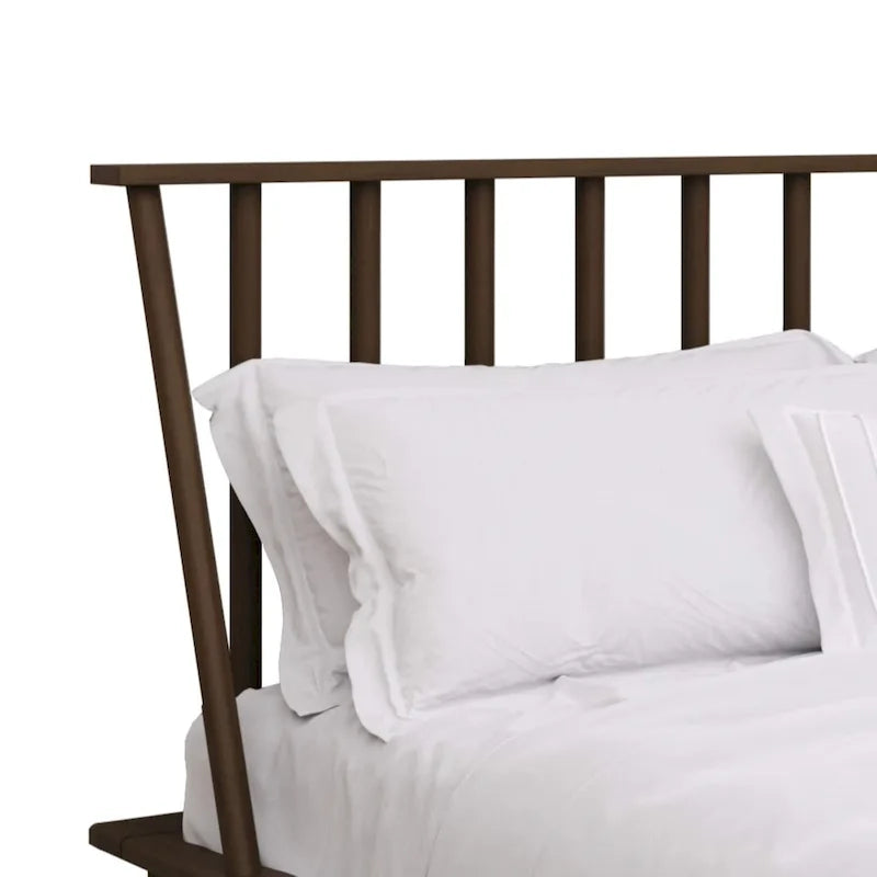 Ensemble de chambre à coucher en bois vintage 4 pièces CraftPorch