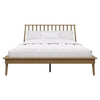 Ensemble de chambre à coucher en bois vintage 4 pièces CraftPorch