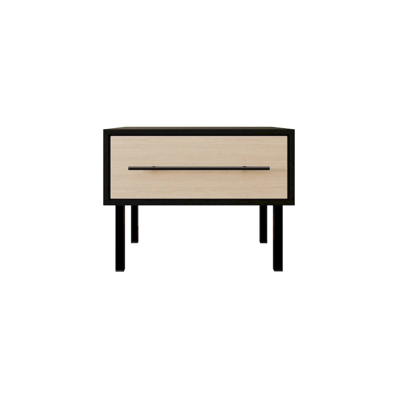 Ensemble de chambre à coucher en bois vintage 4 pièces CraftPorch