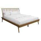 Ensemble de chambre à coucher en bois vintage 4 pièces CraftPorch