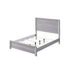 Ensemble de chambre à coucher Essa 3 pièces à panneaux gris