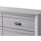 Ensemble de chambre à coucher Essa 3 pièces à panneaux gris