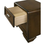 Ensemble de chambre à coucher Jimmy 4 pièces, panneaux rembourrés marron et beige
