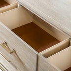 Ensemble de chambre à coucher 5 pièces en chêne massif Drayden de Furniture of America