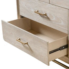 Ensemble de chambre à coucher 5 pièces en chêne massif Drayden de Furniture of America