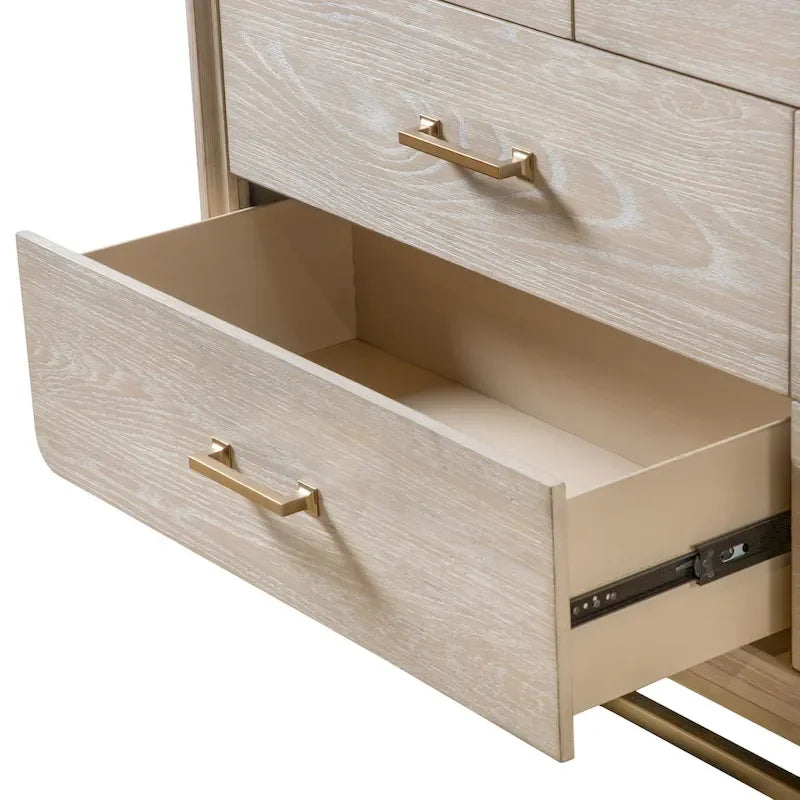 Ensemble de chambre à coucher 5 pièces en chêne massif Drayden de Furniture of America