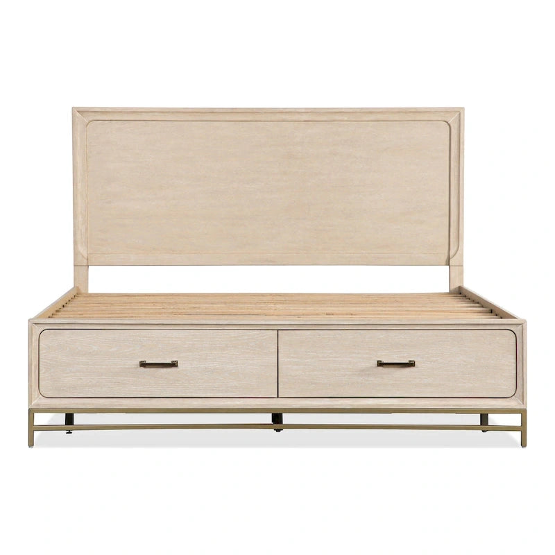 Ensemble de chambre à coucher 5 pièces en chêne massif Drayden de Furniture of America