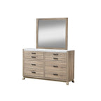 Set Camera da Letto Daemon 4 Pezzi con Pannello Marrone Chiaro