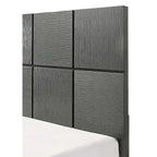 Ensemble de chambre à coucher Sim 3 pièces, panneaux gris anthracite