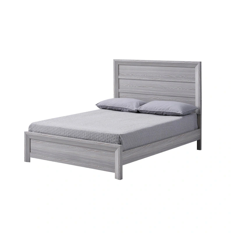 Ensemble de chambre à coucher Essa 4 pièces à panneaux gris