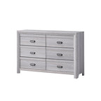 Ensemble de chambre à coucher Essa 4 pièces à panneaux gris
