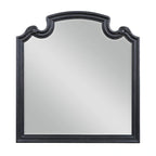 Ensemble de chambre à coucher capitonné Taylor Black 5 pièces
