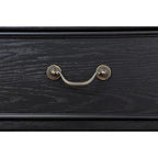Ensemble de chambre à coucher capitonné Taylor Black 5 pièces
