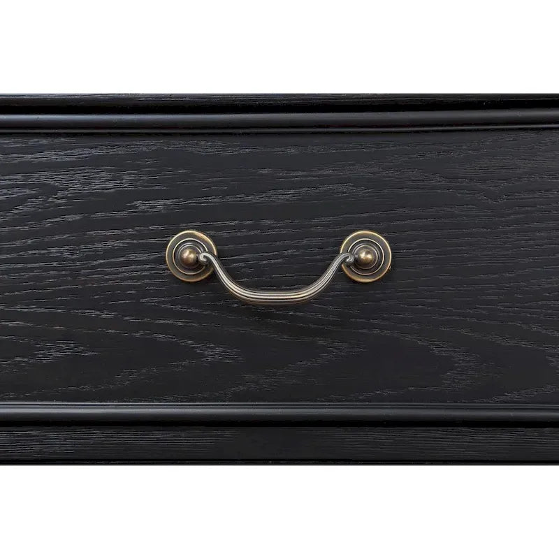 Ensemble de chambre à coucher capitonné Taylor Black 5 pièces
