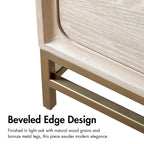 Ensemble de chambre à coucher Drayden Transitional en chêne massif de Furniture of America, composé d'un lit 3 pièces et de 2 tables de chevet.