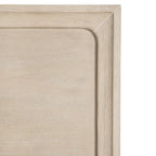 Ensemble de chambre à coucher Drayden Transitional en chêne massif de Furniture of America, composé d'un lit 3 pièces et de 2 tables de chevet.