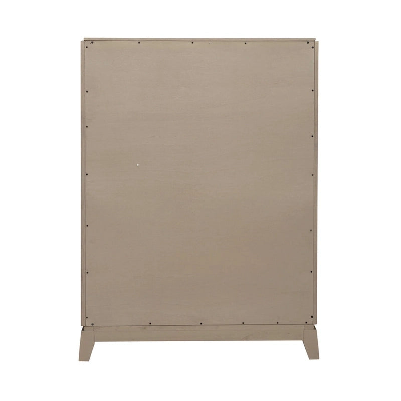Ensemble de chambre à coucher Avalon en chêne beige bruni, lit de rangement rembourré, format king