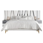Ensemble de chambre à coucher 3 pièces de luxe contemporain CraftPorch
