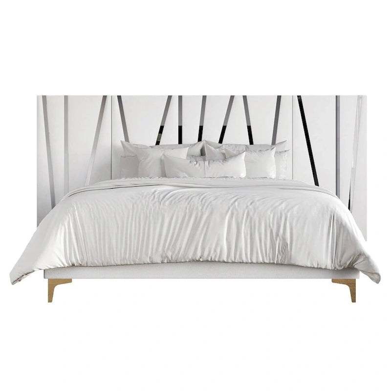 Ensemble de chambre à coucher 3 pièces de luxe contemporain CraftPorch