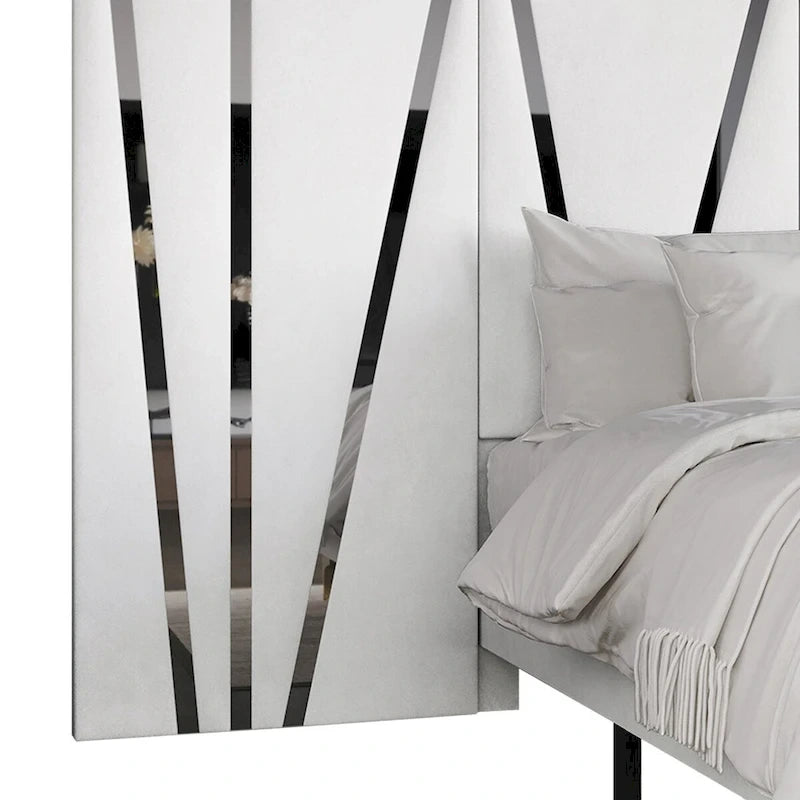Ensemble de chambre à coucher 3 pièces de luxe contemporain CraftPorch