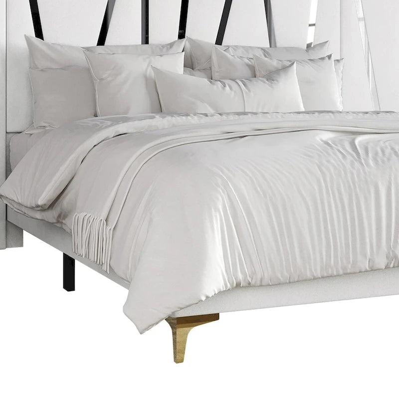 Ensemble de chambre à coucher 3 pièces de luxe contemporain CraftPorch