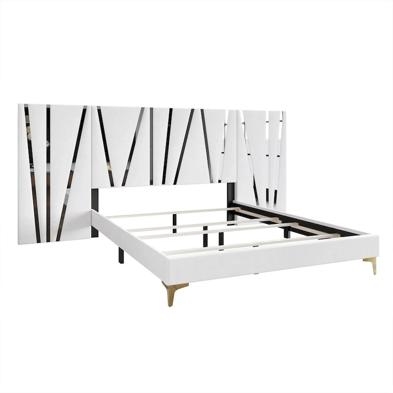 Ensemble de chambre à coucher 3 pièces de luxe contemporain CraftPorch