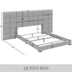 Ensemble de panneaux muraux CraftPorch style moderne du milieu du siècle pour chambre à coucher