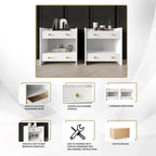Ensemble de panneaux muraux CraftPorch style moderne du milieu du siècle pour chambre à coucher