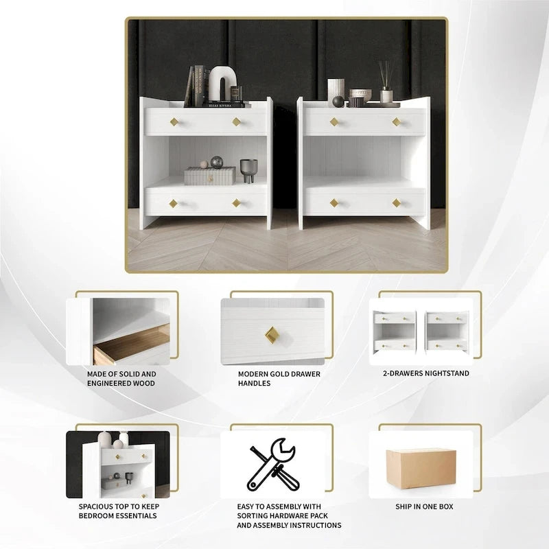 Ensemble de panneaux muraux CraftPorch style moderne du milieu du siècle pour chambre à coucher
