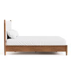 Ensemble de chambre à coucher 3 pièces Beau Midcentury en bois de noyer de Furniture of America