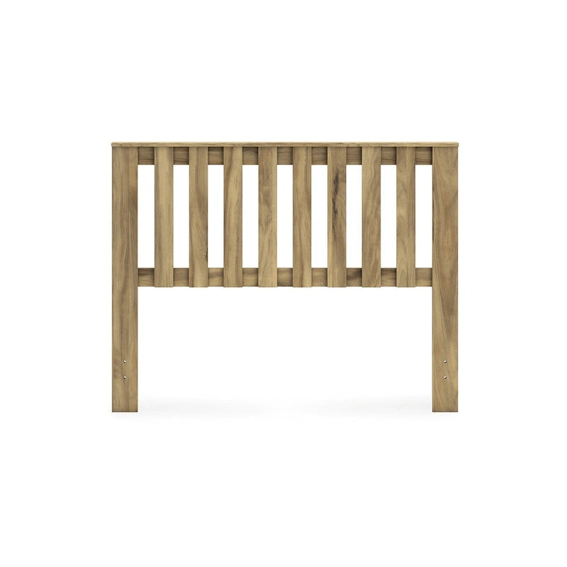 Tête de lit à panneaux marron clair Signature Design by Ashley Bermacy avec 2 tables de chevet