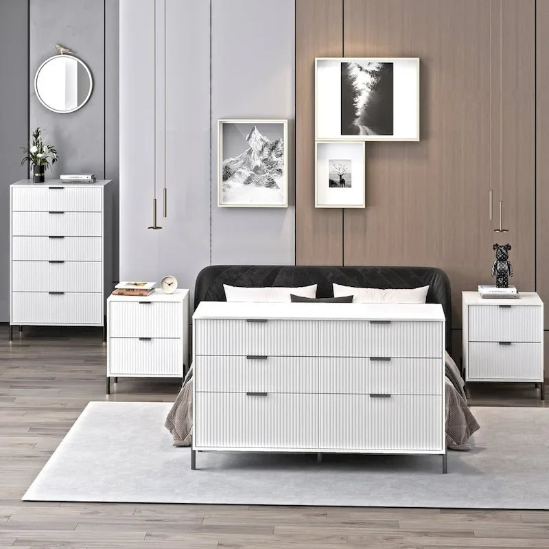 Ensemble de chambre à coucher 4 pièces