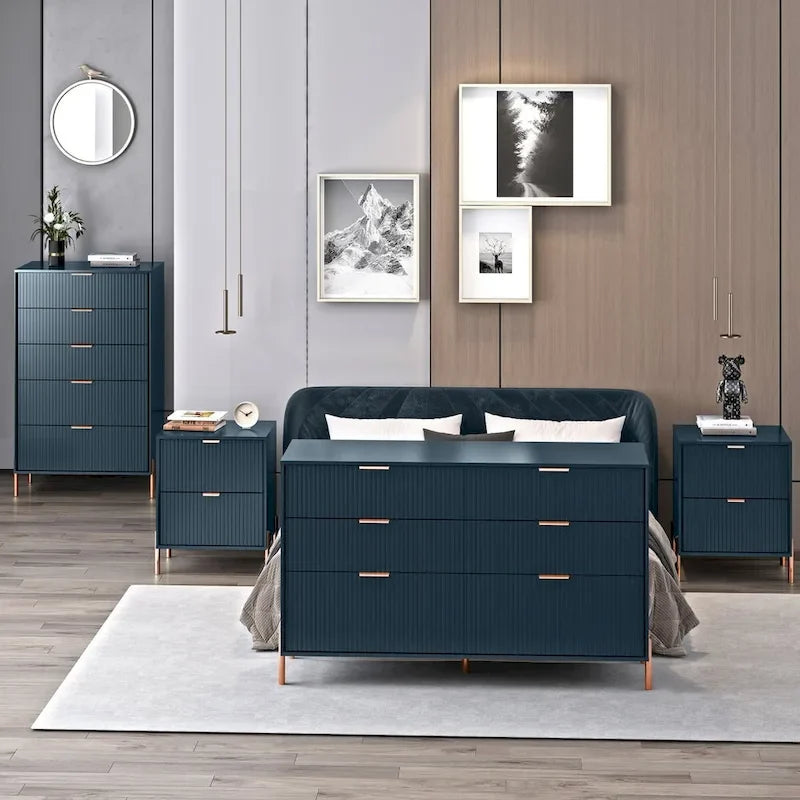 Ensemble de chambre à coucher 4 pièces