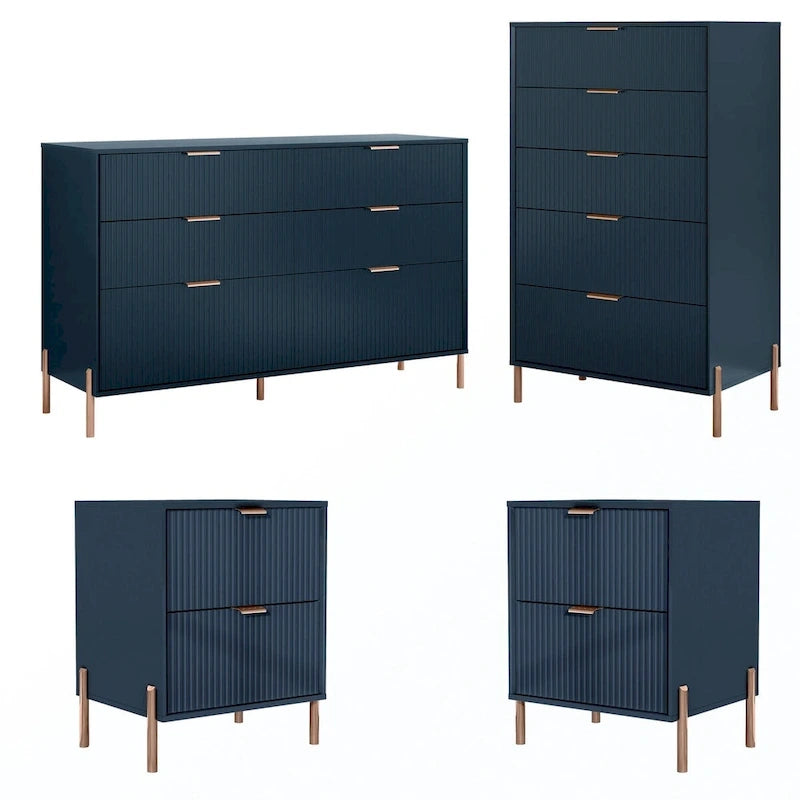Ensemble de chambre à coucher 4 pièces
