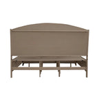 Ensemble de chambre à coucher Avalon en chêne beige bruni avec lit à panneaux et rangement pour lit king size