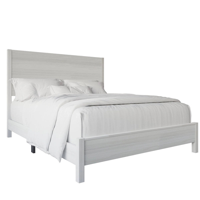 Ensemble de chambre à coucher vintage en bois CraftPorch 4 pièces
