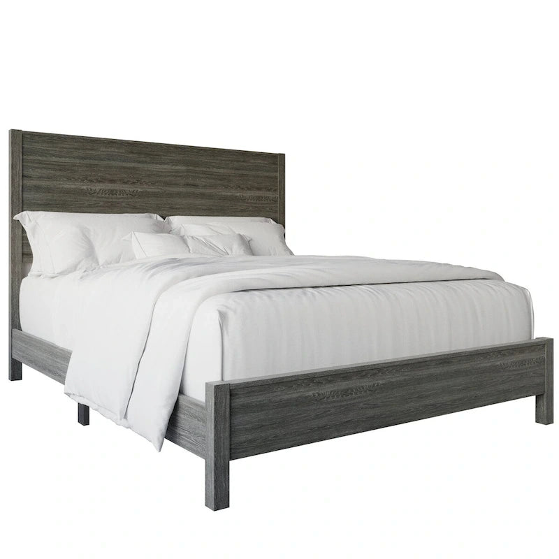 Ensemble de chambre à coucher vintage en bois CraftPorch 4 pièces