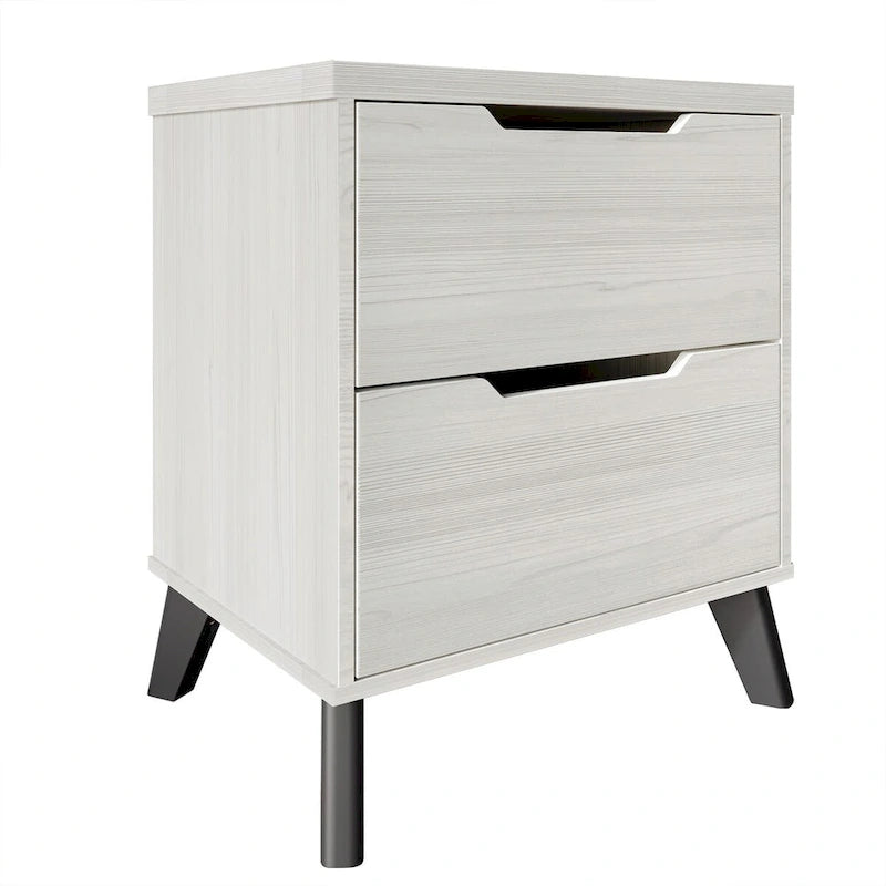 Ensemble de chambre à coucher vintage en bois CraftPorch 4 pièces
