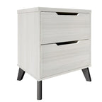 Ensemble de chambre à coucher vintage en bois CraftPorch 4 pièces