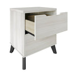 Ensemble de chambre à coucher vintage en bois CraftPorch 4 pièces