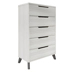 Ensemble de chambre à coucher vintage en bois CraftPorch 4 pièces